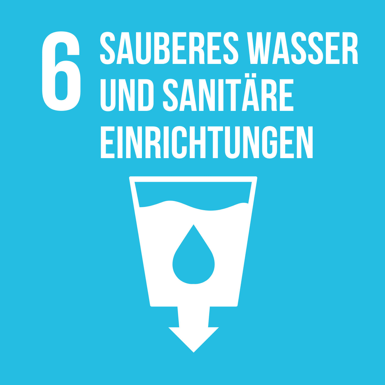 Nachhaltigkeitsziel Nr. 6 Sauberes Wasser und sanitäre Einrichtungen