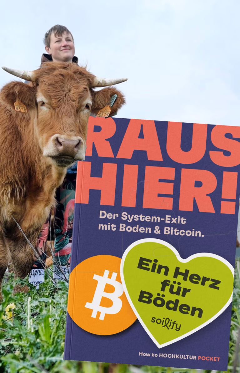 „Raus hier!“ ist kein politisches Manifest, sondern ein Perspektivwechsel. Erfahre, warum Soilify regenerative Landwirtschaft, Bitcoin und dezentrale Wirtschaft als Schlüssel für eine resiliente Zukunft sieht – basierend auf vier Jahren europäischer Recherche.